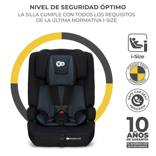 Kinderkraft - Silla de auto Safety Fix 2 i-Size (76-150 cm) Negro