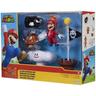 Nintendo - Super Mario - Set Diorama Nube Super Mario Nintendo con Figuras ㅤ