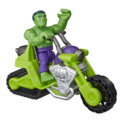 Marvel - Hulk y Moto Tanque Super Hero Adventures