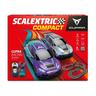 Scalextric - Circuito de carreras compacto Scalextric con coches 1:43 ㅤ
