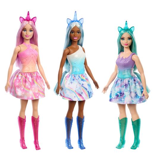 Barbie - Muñeca Barbie unicornio (varios modelos) ㅤ