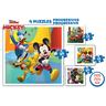 Educa Borrás - Pack 4 puzzles progresivos Mickey and Friends