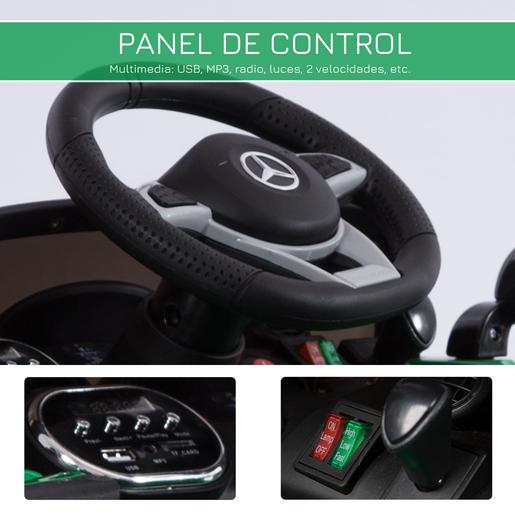 Homcom - Mercedes GTR Verde Batería con control remoto