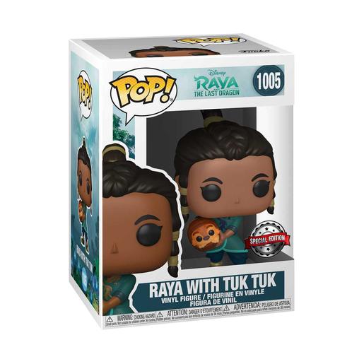 Raya y El Dragón - Raya joven con Tuk Tuk - Figura Funko POP