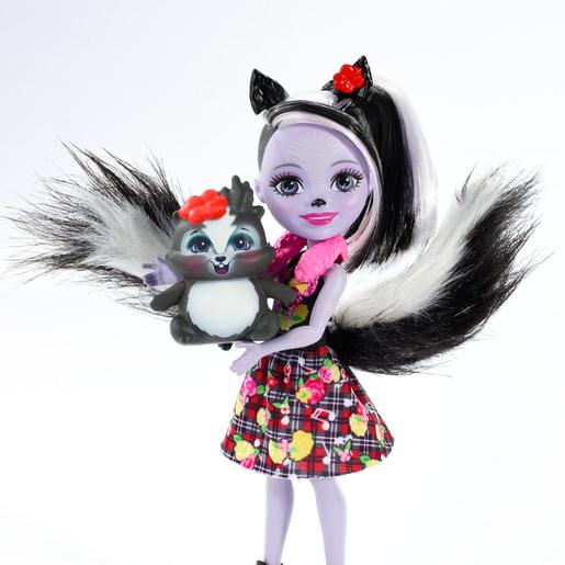 Enchantimals - Muñeca con Mascota - Sage Skunk y Caper