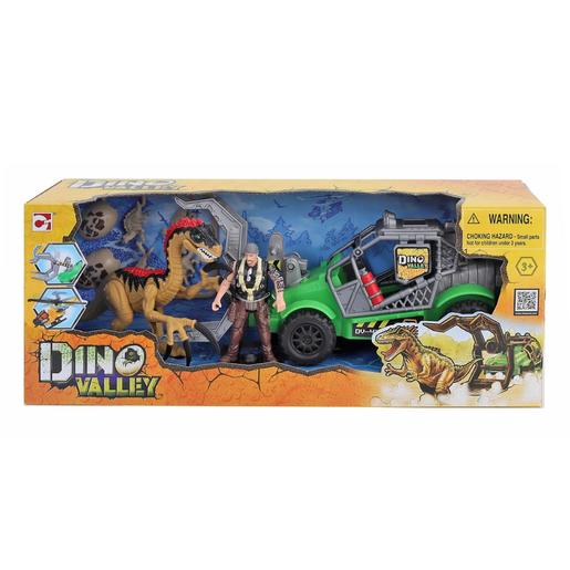 Dino Valley - Playset con vehículo
