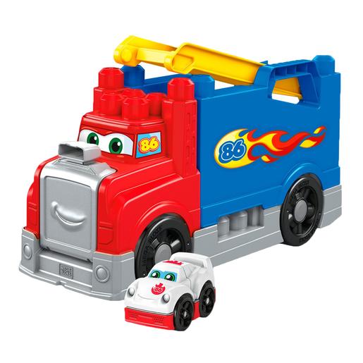 Mega Bloks - Camión de Carreras y Construcción