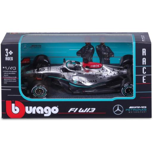 Bburago - Modelo deportivo preconstruido de Formula 1 Car 1:43 F1 MB W13 E Performance 2022 ㅤ