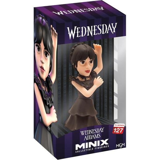 Bandai - Figura Minix Miercoles vestido de gala