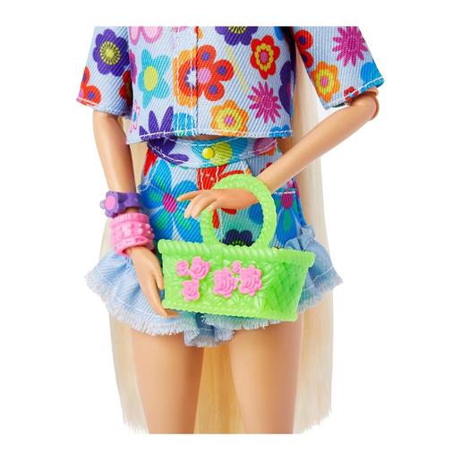 Barbie - Muñeca Extra - Conjunto de flores