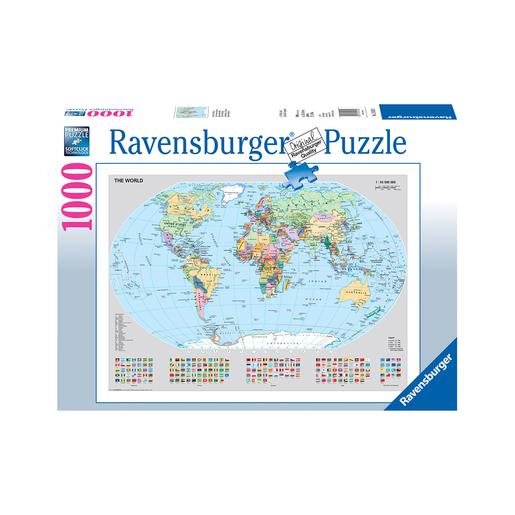 Ravensburger - Puzzle 1000 pcs Mapamundi Político