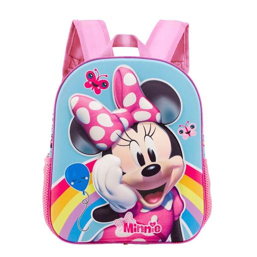 Minnie Mouse - Mochila pequeña 3D Arcoíris