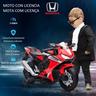Homcom - Moto eléctrica Honda roja