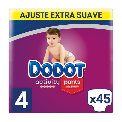 Dodot - Pañales Pants Activity Extra T4 (9-15 kg) 45 unidades
