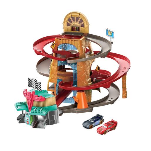 Mattel - Cars - Pista de carreras Radiador Springs para coches Disney Pixar  ㅤ, Cars