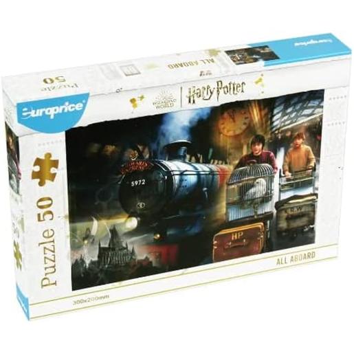 Harry Potter - Rompecabezas Harry Potter - All Aboard de 50 piezas, medidas 300mm x 200mm ㅤ