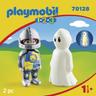 Playmobil - 1.2.3 Caballero con Fantasma 70128