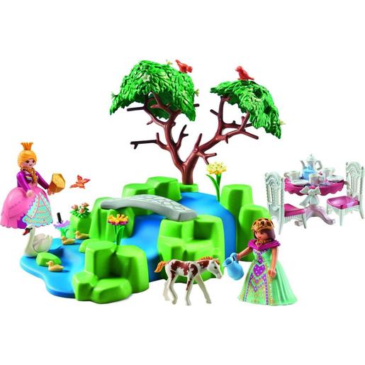 Playmobil - Pícnic de princesas con potro Playmobil: juego de construcción ㅤ