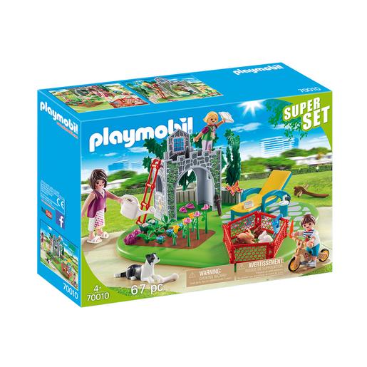 Playmobil - Superset Familia en el Jardín - 70010