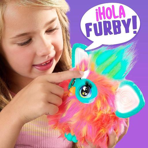 Hasbro - Furby Juguete interactivo activado por voz con accesorios de moda