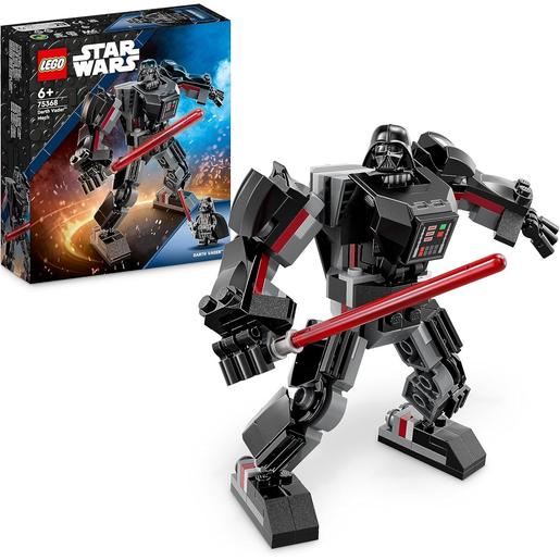 LEGO - Star Wars - Figura de acción construible Darth Vader Mech con espada láser roja grande 75368