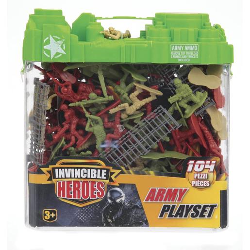 Invincible Heroes - Set militar 104 piezas