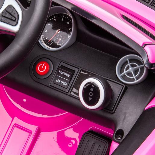 Homcom - Coche eléctrico Mercedes rosa