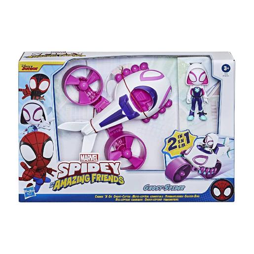 Spidey y su Superequipo - Ghost-Spider y Bici-cóptero cambiante