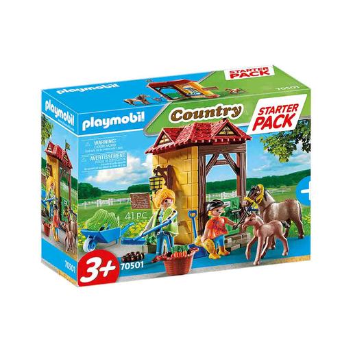 Playmobil - Starter Pack granja de caballos - 70501