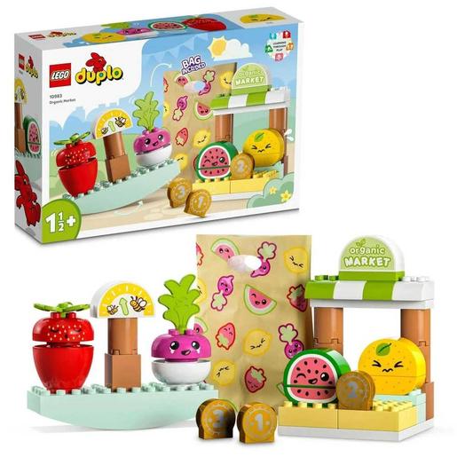 LEGO - Mercado orgánico con piezas de fruta y verdura LEGO Duplo, 10983