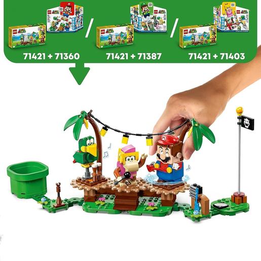 LEGO - Super Mario - Set de expansión Super Mario: aventura en la jungla con figuras y juguete de construcción