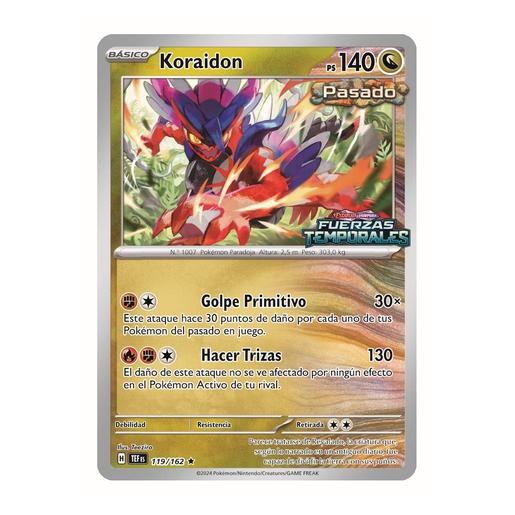 Pokémon - Carta Koraidon 119/162 - Escarlata y Púrpura Fuerzas Temporales (español)