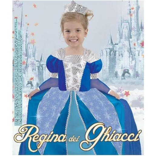 Disfraz infantil de reina de hielo 4-6 años