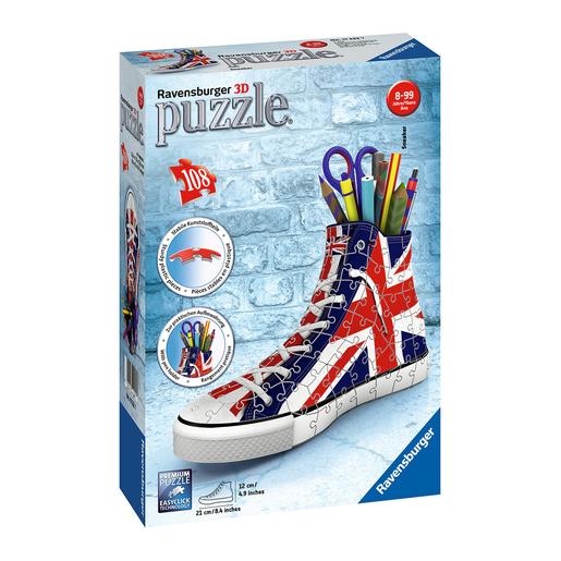 Ravensburger - Sneaker Bandera del Reino Unido - Puzzle 3D 108 Piezas