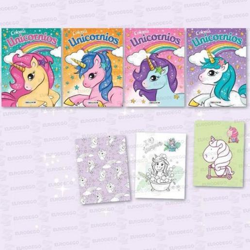 Libro para colorear unicornios (Varios modelos)