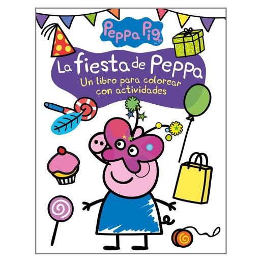 La fiesta de Peppa - Un libro para colorear con actividades