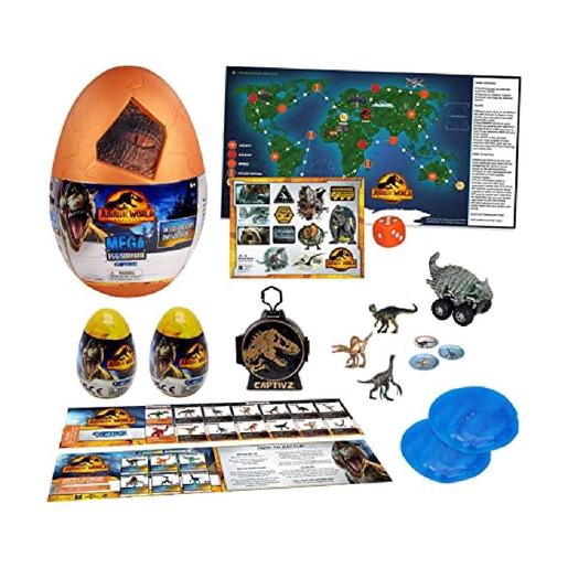 Jurassic World - Mega huevo sorpresa Captivz Dominion Edition (varios modelos)