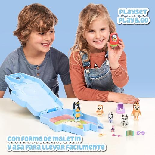 Famosa - Bluey - Pack Figuras Familia y Compañeros de Colección Serie  Dibujos Infantil ㅤ, Famosa