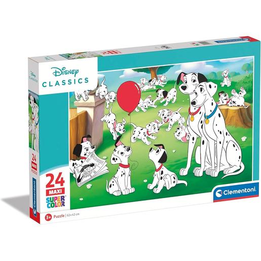 Clementoni - Puzzle infantil 24 piezas maxi Dálmatas 101 ㅤ