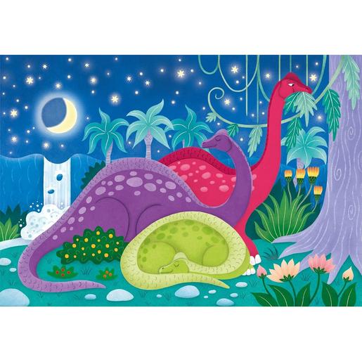 Clementoni - Puzzle infantil de 48 piezas con diseño de dinosaurios, tamaño único, color variado ㅤ