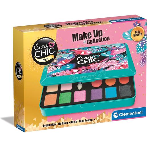 Clementoni - Set de Maquillaje Infantil Estilo Rocker de Crazy Chic, Juguete Multicolor para niñas ㅤ