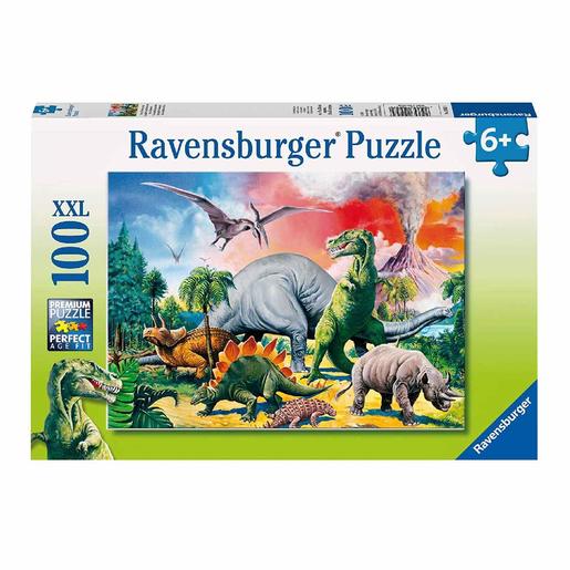Ravensburger - Dinosaurios - Puzzle 100 piezas XXL