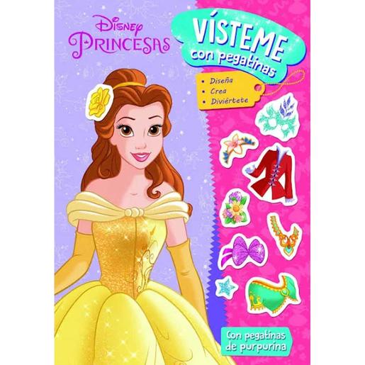 Disney - Princesas: libro Vísteme con pegatinas ㅤ