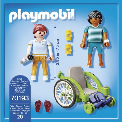 Playmobil - Paciente en Silla de Ruedas 70193