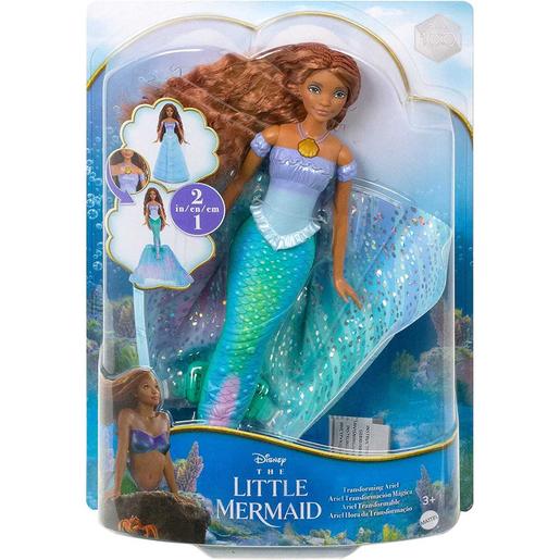 Disney - Sirena transformable a humana con botón, juguete ㅤ