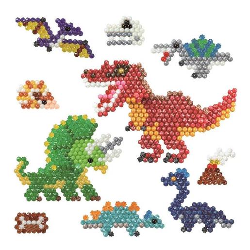 Aquabeads - Kit de manualidades de dinosaurios con mosaico multicolor