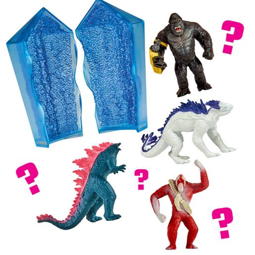 Giochi Preziosi - Figuras de Godzilla y Kong dentro de Capsulas de Cristal (Varios modelos) ㅤ