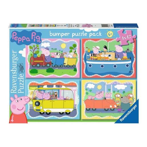 Ravensburger - Peppa Pig - Pack 4 puzzles 42 piezas