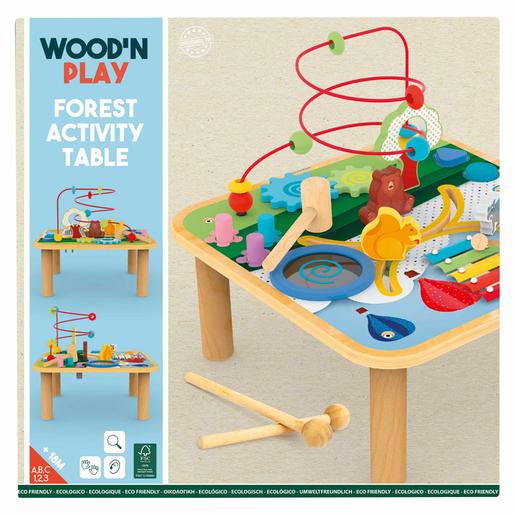 WoodnPlay - Mesa de actividades de madera en la Jungla