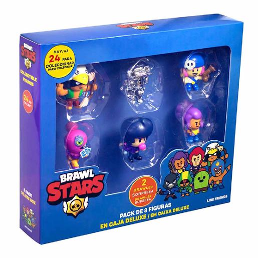 Brawl Stars - Figuras coleccionables, 8 juguetes de Brawl Stars de 24  coleccionables en 1 paquete, 1 figura misteriosa rara